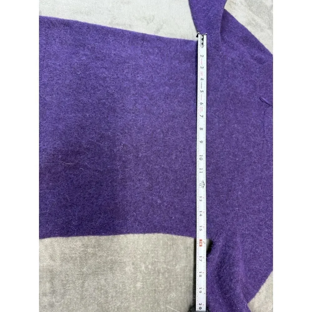 & Other Stories Purple Wool Alpaca Blend Crewneck Sweater XS